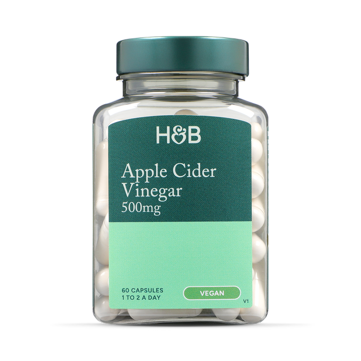 Holland & Barrett Apple Cider Vinegar 500mg 60 Capsules